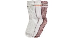 Keds 3 meias de bota de tripulação H86LJ4223 malva ast