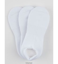 Keds 3 unidades de meias com forro acolchoado e corte baixo H86LJ4219 branco