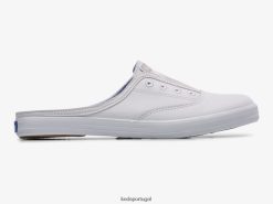 Keds moxie mule couro slip on tênis H86LJ452 branco