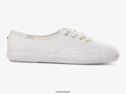 Keds tênis campeão de lantejoulas H86LJ4179 off white