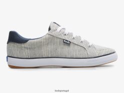 Keds tênis center iii com listra H86LJ4154 faixa azul marinho