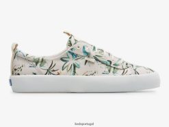 Keds tênis com estampa ilha kickback H86LJ423 bege multi