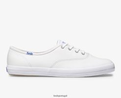 Keds tênis de couro original campeão H86LJ4111 branco
