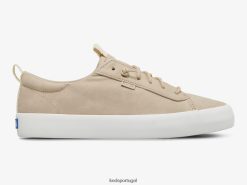 Keds tênis de couro vegano kickback H86LJ432 cinza