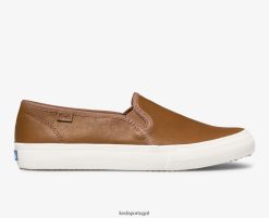 Keds tênis de dois andares em couro H86LJ426 conhaque
