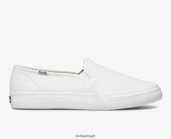 Keds tênis de dois andares em couro H86LJ428 branco
