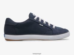 Keds tênis de lona center iii H86LJ480 marinha