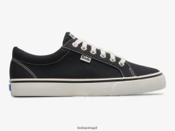 Keds tênis de lona com salto e chute H86LJ4120 preto
