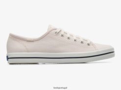 Keds tênis de lona kickstart H86LJ4202 luz rosa
