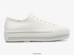 Keds tênis foxing triplo com patchwork H86LJ4191 branco