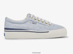 Keds tênis jump kick duo canvas hachurado H86LJ4157 azul
