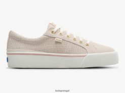 Keds tênis jump kick duo perf camurça H86LJ4196 luz rosa