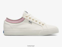 Keds tênis jump kick rib malha gola quadrada H86LJ4190 multi branco