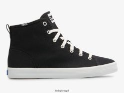 Keds tênis kickstart hi canvas H86LJ4114 preto
