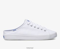 Keds tênis kickstart mule canvas slip on H86LJ411 branco