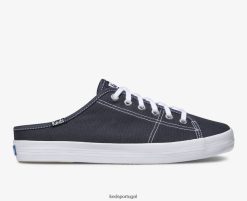 Keds tênis kickstart mule canvas slip on H86LJ412 marinha
