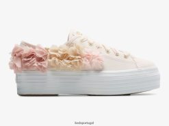 Keds tênis triplo para comemorações com apliques florais H86LJ4210 rosa