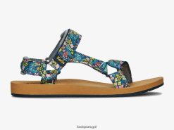 Keds x Rifle Paper Co. sandália trio H86LJ455 marinha